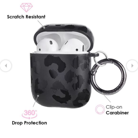 Black Leopard AirPod Case - Picture 3 of 5